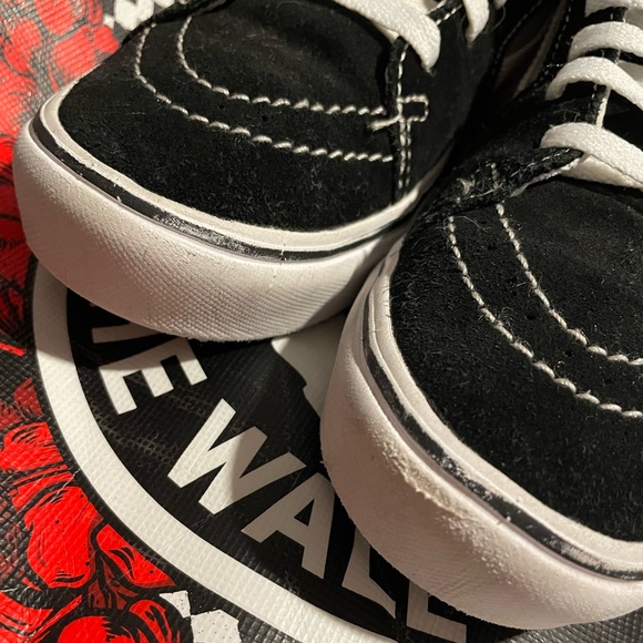 VANS CHECKERBOARD SK8-HI SHOES (COMFYCUSH) - Picture 10 of 11